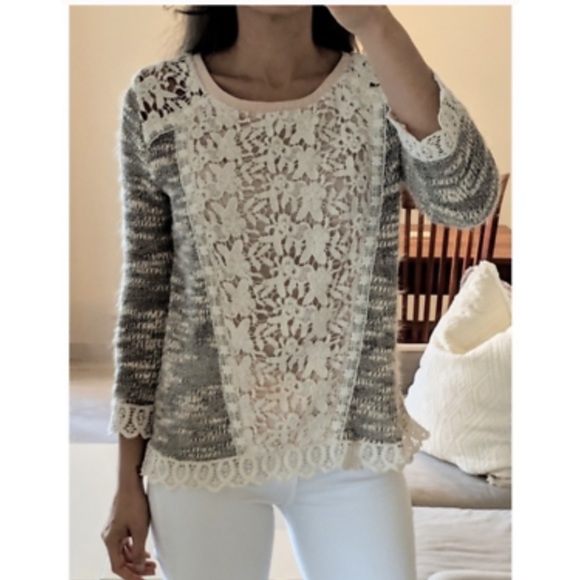 Anthropologie Sweaters - Anthropologie Champagne&Strawberry Pullover size L